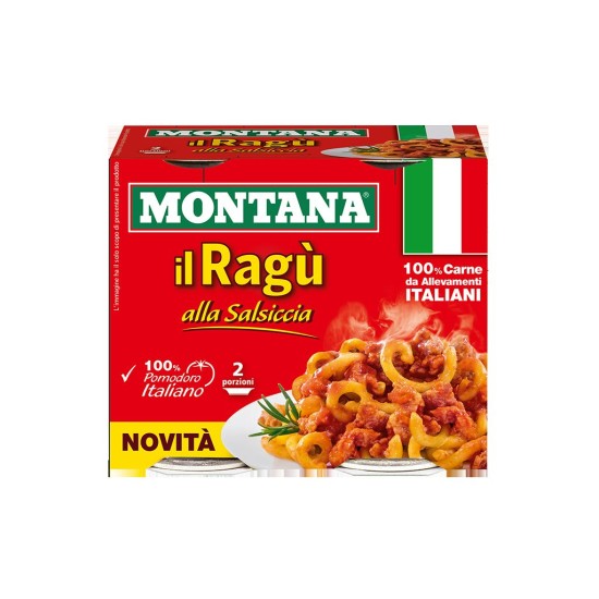 MONTANA RAGU' SALSICCIA CONFEZIONE DA 2 PER 1