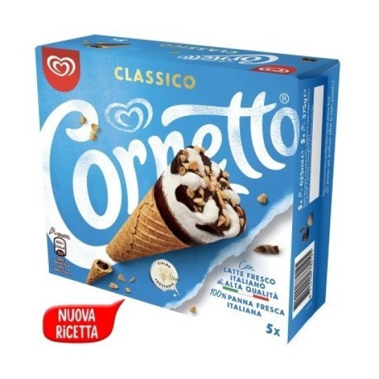 ALGIDA CORNETTO CLASSICO CONFEZIONE DA 5 GR 375