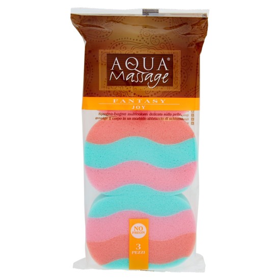 AQUA MASSAGE SPUGNE MORBIDE 4 PEZZI