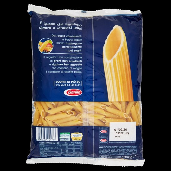 BARILLA PENNE RIGATE KG 1