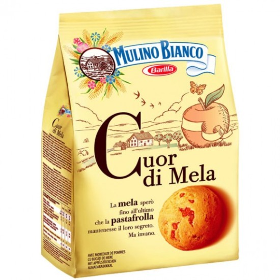 MULINO BIANCO CUOR DI MELA BISCOTTI 