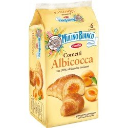 MULINO BIANCO CORNETTI ALBICOCCA CONFEZIONE DA 6 R MULINO BIANCO CORNETTI ALBICOCCA CONFEZIONE DA 6 R