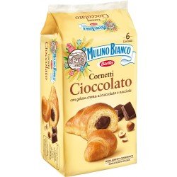 MULINO BIANCO CORNETTI CIOCCOLATO CONFEZIONE DA 6 GR 300 MULINO BIANCO CORNETTI CIOCCOLATO CONFEZIONE DA 6 GR 300