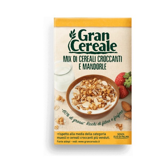 MULINO BIANCO GRAN CEREALI MIX DI CEREALI CROCCANTI E MANDORLE 330 GR