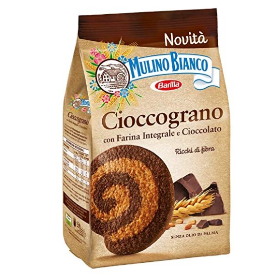 MULINO BIANCO CIOCCOGRANO FROLLINI INTRGRALI CIOCCOLATO