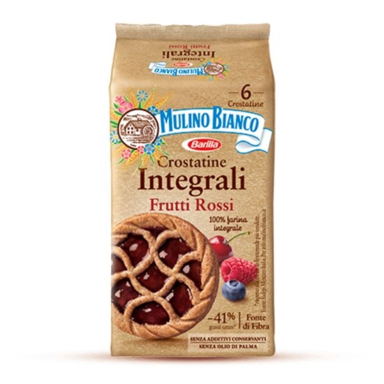 MULINO BIANCO CROSTATINA INTEGRALI FRUTTI ROSSI