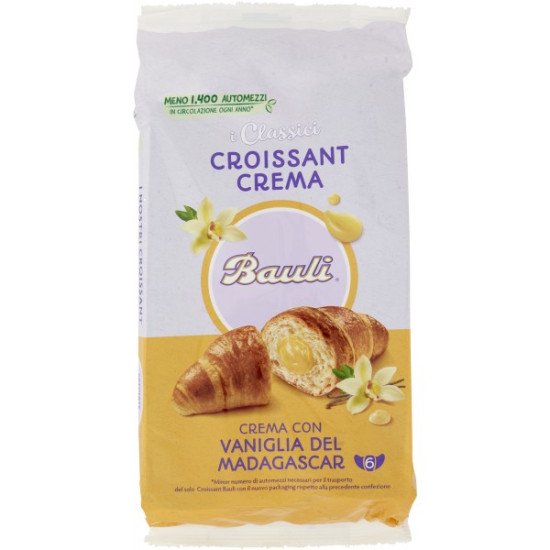 BAULI CROISSANT CREMA CONFEZIONE DA 6 R BAULI CROISSANT CREMA CONFEZIONE DA 6 R
