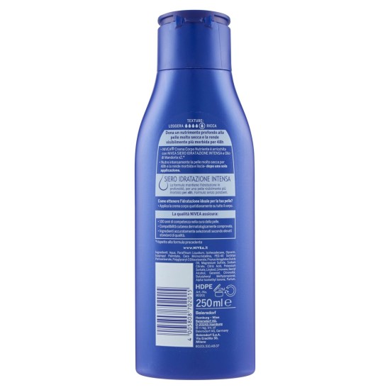 E*NIVEA BODY FLUID 250ML NUTR 