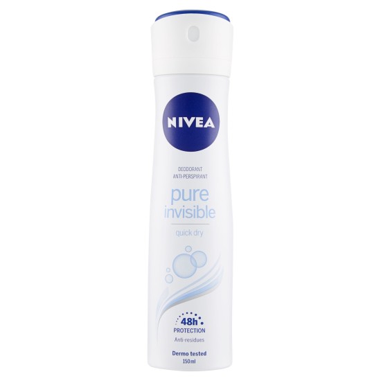 NIVEA DEODORANTE SPRAY  PURE INVISIBLE 