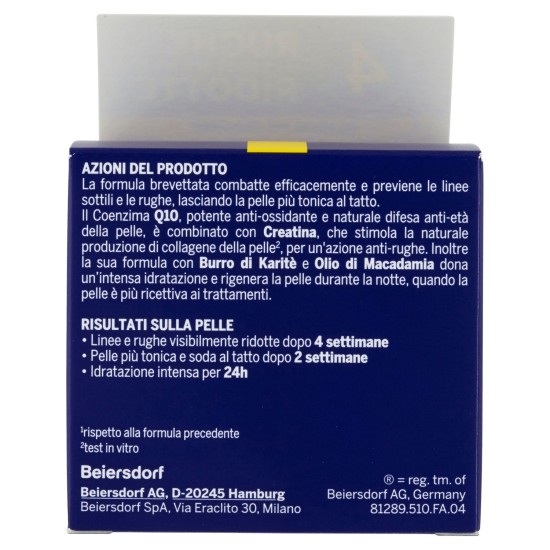 NIVEA VISO CREMA ANTIRUGHE Q10 NOTTE