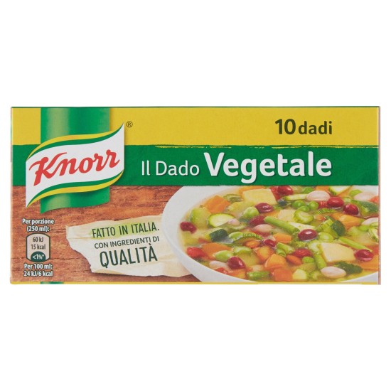 KNORR DADI VEGETALE CONFEZIONE DA 10