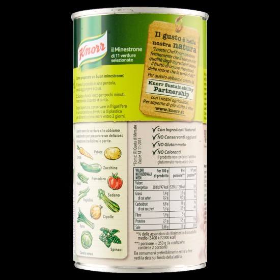 KNORR MINESTRONE VERDURE LATTINA GR 535