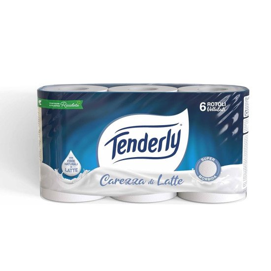 TENDERLY CARTA IGIENICA C.LATTE 6 ROTOLI TENDERLY CARTA IGIENICA C.LATTE 6 ROTOLI
