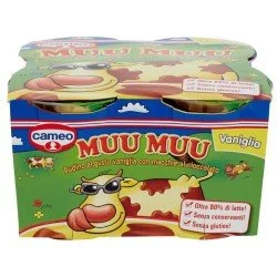 CAMEO MUU MUU VANIGLIA GR 115 CONFEZIONE DA 4 CAMEO MUU MUU VANIGLIA GR 115 CONFEZIONE DA 4