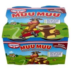 CAMEO MUU MUU CIOCCOLATO GR 115 CONFEZINE DA 4 CAMEO MUU MUU CIOCCOLATO GR 115 CONFEZINE DA 4