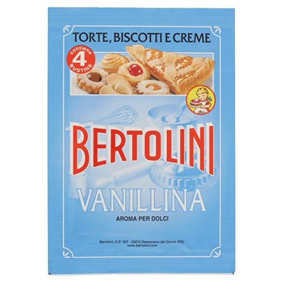 BERTOLINI VANILLINA CONFEZIONE DA 4