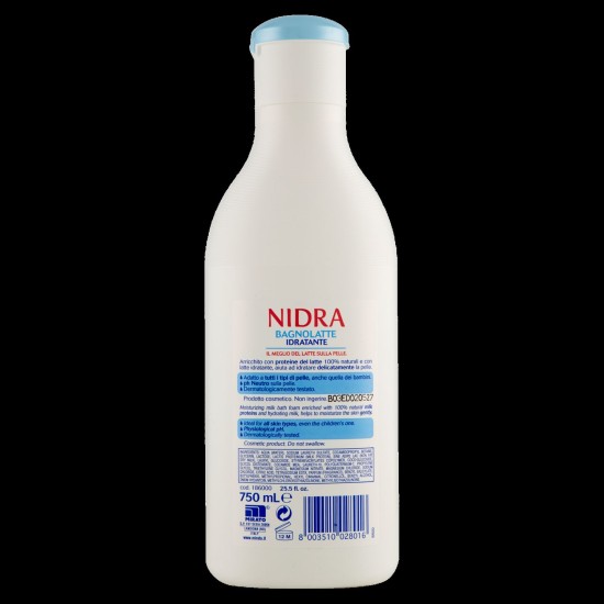 E*NIDRA BAGNO 750ML LATTE     