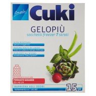 CUKI GELOPIÃ™ SACCHETTI FREEZER GRANDI - 29x42 cm - 6 L
