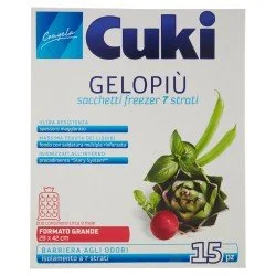 CUKI GELOPIÙ SACCHETTI FREEZER GRANDI - 29x42 cm - 6 L CUKI GELOPIÙ SACCHETTI FREEZER GRANDI - 29x42 cm - 6 L