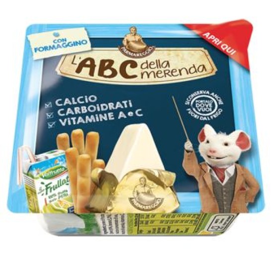 PARMAREGGIO L'ABC MERENDA CON FORMAGGINO 165 GR