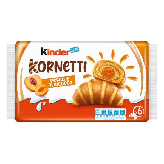 KINDER KORNETTI ALBICOCCA T6X12 G252