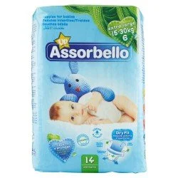 ASSORBELLO PANNOLINI EXTRA LARGE ASSORBELLO PANNOLINI EXTRA LARGE