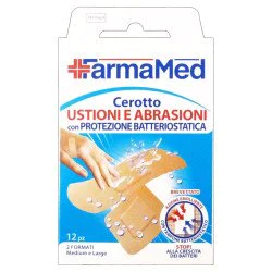 FARMAM.CEROTTO USTIONI/ABR.12P