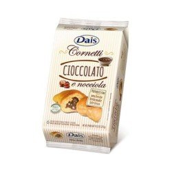 DAIS CORNETTI CIOCCOLATO E NOCCIOLE CONFEZIONE DA 6