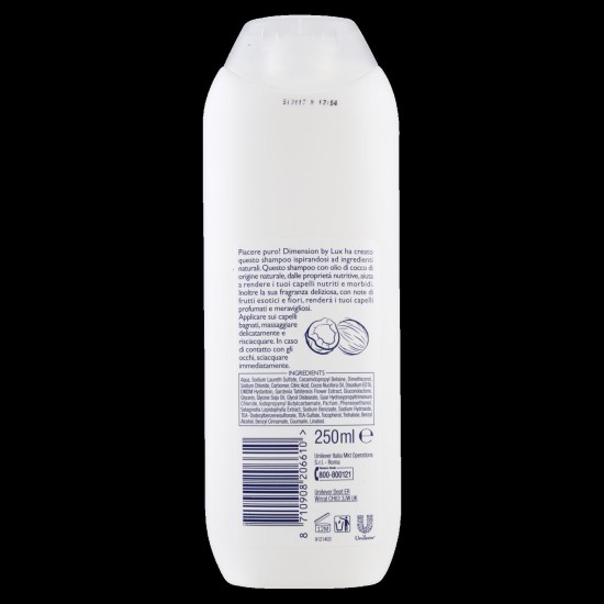 DIMENSION SHAMPOO 250 ML COCCO    