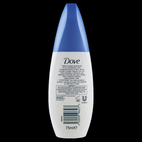 E*DOVE DEO VAPO 75ML TALCO    