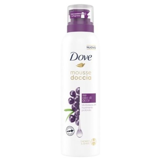 DOVE MOUSSE 200ML OLIO ACAII  