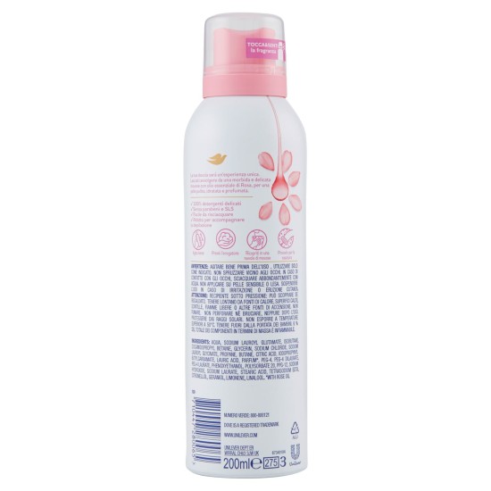 E*DOVE MOUSSE 200ML OLIO ROSA 