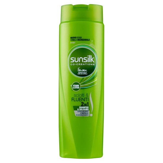 SUNSILK SHAMPOO 250ML SCI/FLU.2IN1