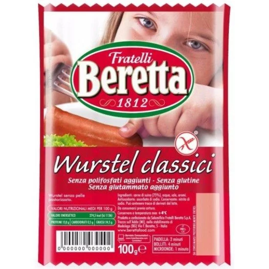 BERETTA WURSTEL 4 PEZZI