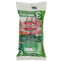 BERETTA WURSTEL POLLO 100 gX3 BERETTA WURSTEL POLLO 100 gX3