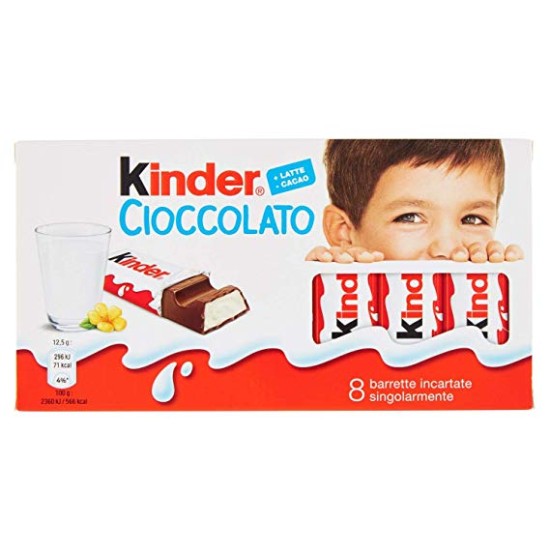 FERRERO KINDER CIOCCOLATO CONFEZIONE DA 8