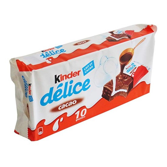 FERRERO KINDER DELICE CACAO CONFEZIONE DA 10