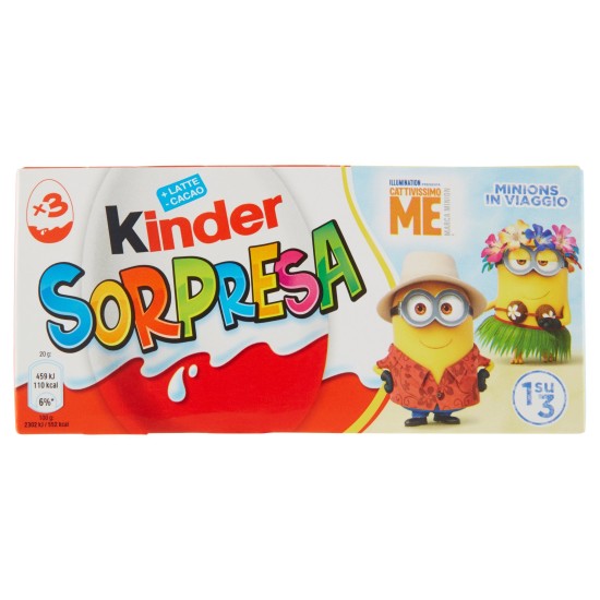 FERRERO KINDER SORPRESA CONFEZIONE DA 3