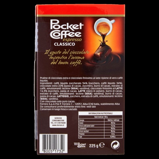 FERRERO POCKET COFFEE CONFEZIONE DA 18