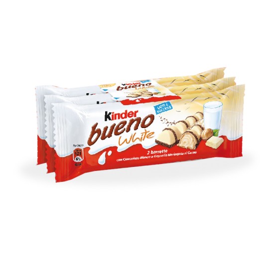 FERRERO KINDER BUENO WHITE CONFEZIONE DA 2 PER 3