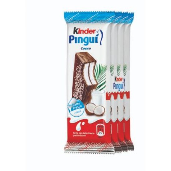 FERRERO KINDER PINGUI'COCCO CONFEZIONE DA 4