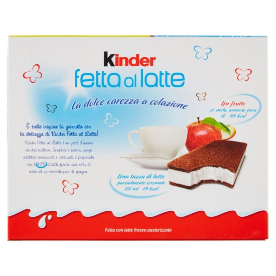 FERRERO KINDER FETTA AL LATTE CONFEZIONE DA 10