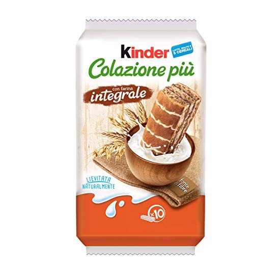 KINDER COLAZIONE PIU'INTEGRALI CONFEZIONE DA 10