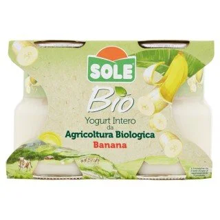 SOLE YOGURT BIO BANANA GR125X2