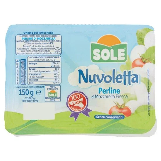 SOLE NUVOL.PERLINE VASCH.GR150