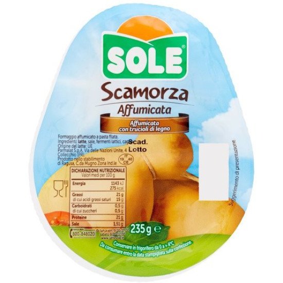 SOLE SCAMORZA AFFUMICATA GR 200 SOLE SCAMORZA AFFUMICATA GR 200