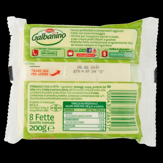 GALBANINO FIOR DI FETTE GR 200