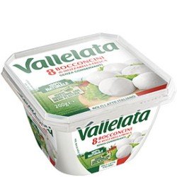 VALLELATA MOZZARELLA BOCCONCINI GR 200 VALLELATA MOZZARELLA BOCCONCINI GR 200
