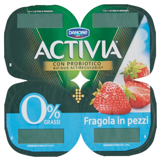 ACTIVIA 0% FRAGOLA GR.125X4   