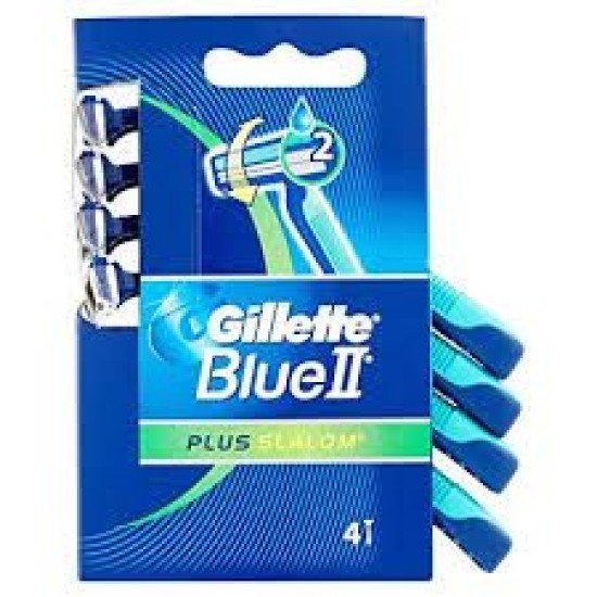 GILLETTE RASOIO BLUE 2 PLUS SLALOM CONFEZIONE DA 4